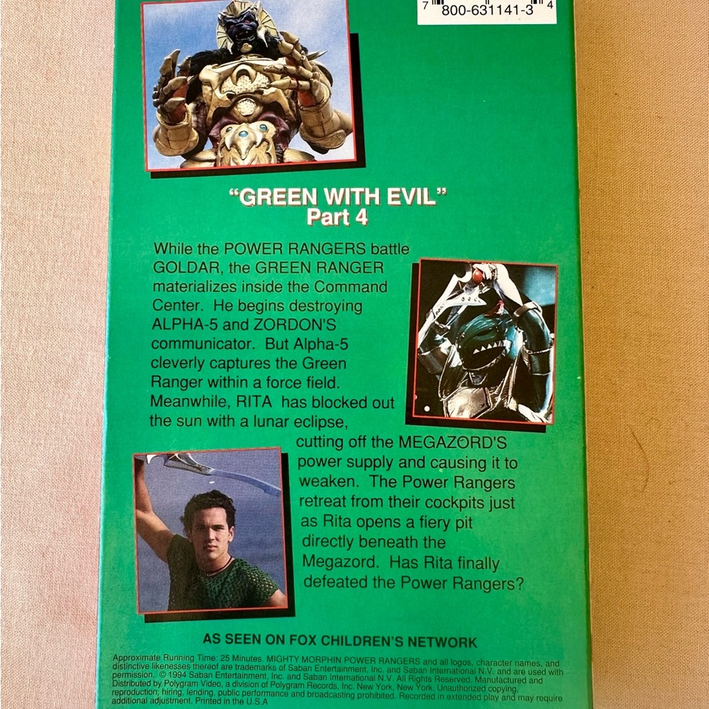 Mighty Morphin Power Rangers VHS Collection - Picture 6 of 15
